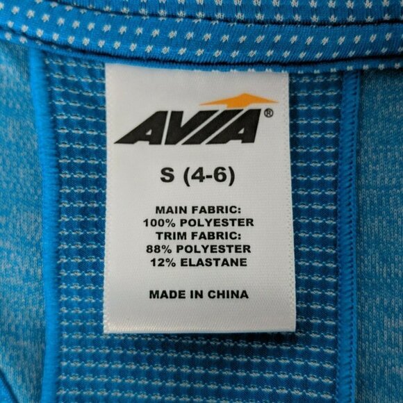 Avia Womens Racerback Tank Top Blue Small - Picture 3 of 4